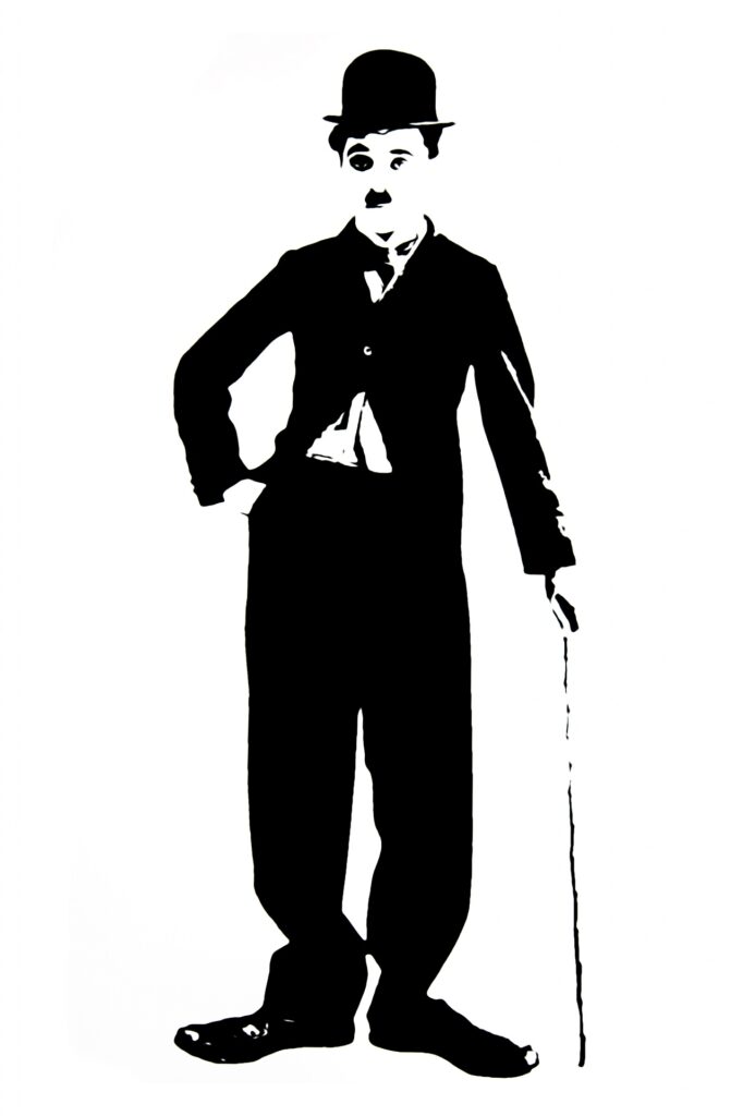 portrait of charlie chaplin